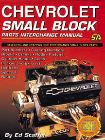Cartech (SA Design) - Chevy Small Block Parts Interchange Manual - Paperback