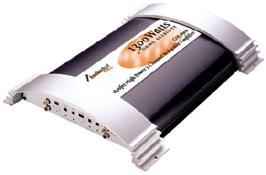 AudioPipe - 2 Channel 1300W Mosfet Bridgeable Amplifier - Silver