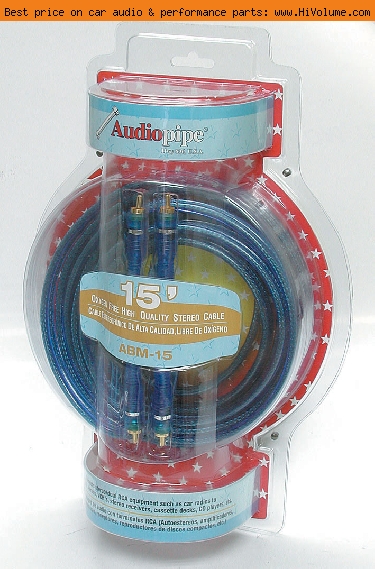 AudioPipe - 10' High Quality Stereo Cable - Blue
