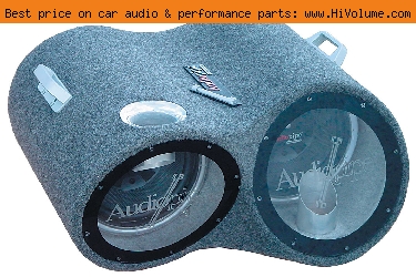 AudioPipe - High Performance 1200W Bandpass Tube Enclosure - Aluminum Black