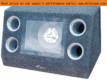 AudioPipe - High Performance 800W Bandpass Enclosure - Aluminum Black
