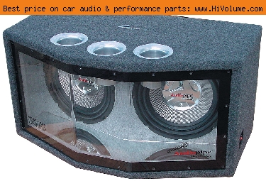AudioPipe - High Performance 1600W Bandpass Enclosure - Aluminum Black