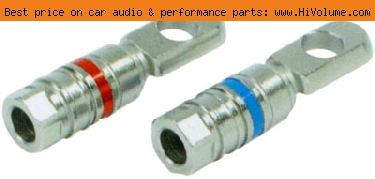 AudioPipe - 8 Gauge Heavy Duty Ring Terminal - Satin Nickel