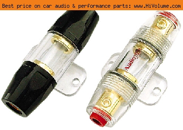 AudioPipe - In-Line AGU (AUE) Waterproof Fuse Block - Clear