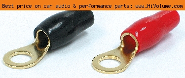AudioPipe - 4 Gauge Ring Terminal - Red