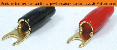 AudioPipe - 10 Gauge Spade Terminal - Black