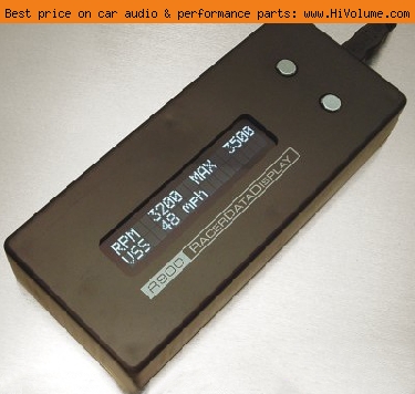 Brockway Engineering - Race Data Display for OBDII vehicles (White Display) - Black/White Display