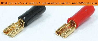 AudioPipe - 18 Gauge Quick Disconnect Terminal - Black
