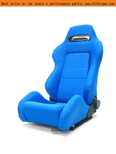 Street Imports - Pair of Ronin Cloth Seats - Blue
