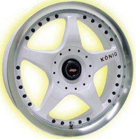 Konig - 17x7 - White